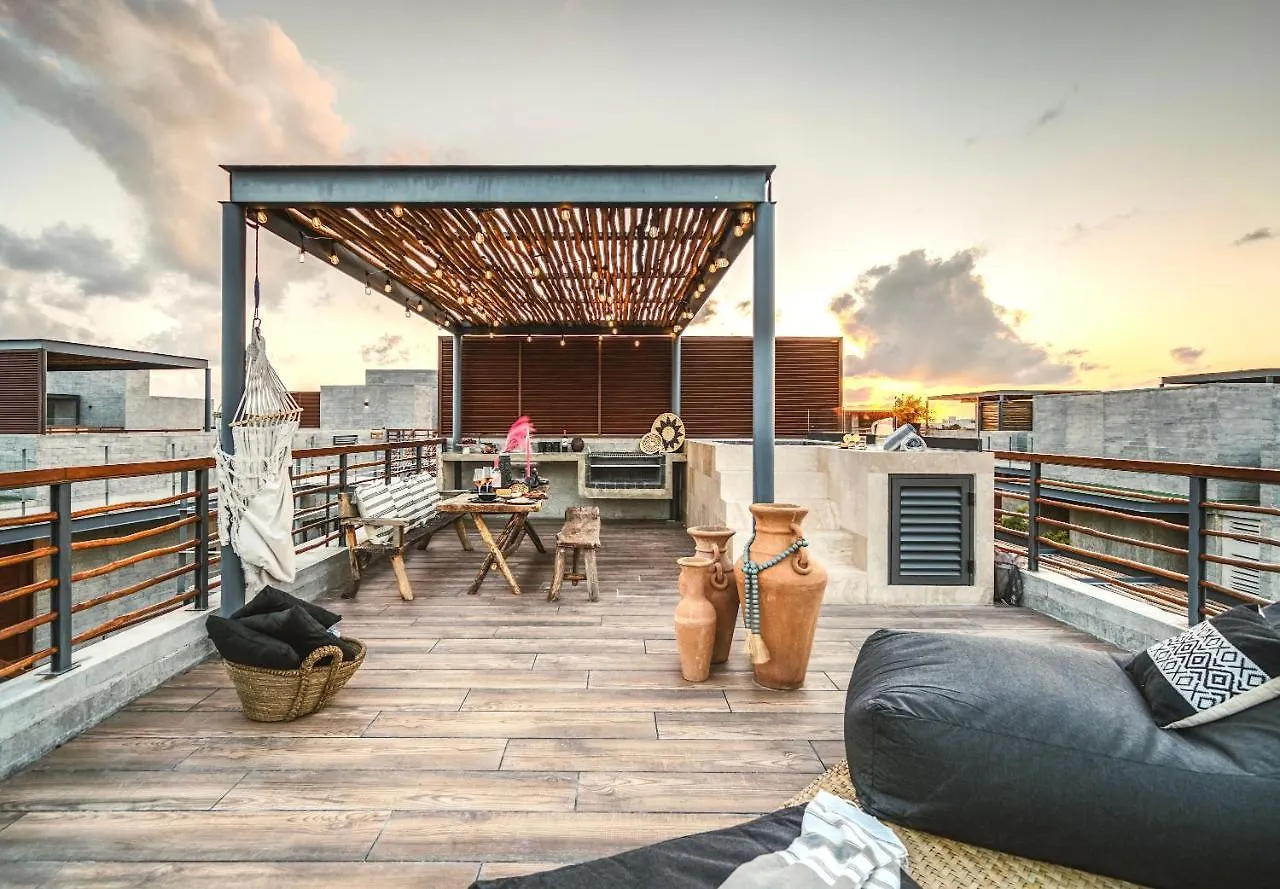 بيت ضيافة فندق Luxury 2Br Penthouse Tulum Private Pool Cenote